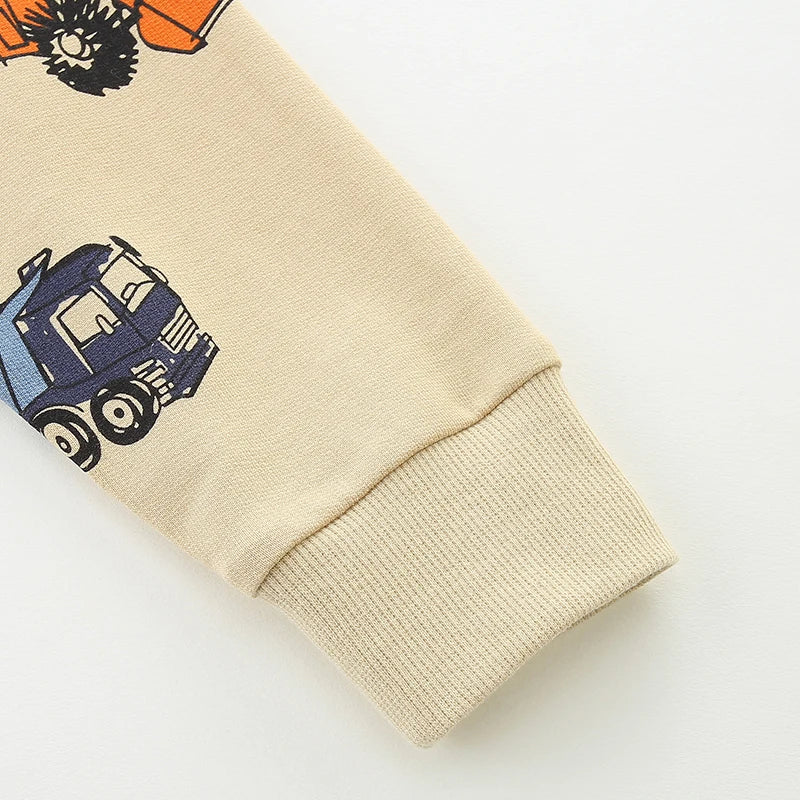 TruckTales – Morbido e caldo - Maglione con veicoli da costruzione colorati
