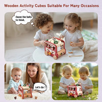 Thumbnail for BusyRide – Educativo e versatile – Bus delle attività Montessori in legno