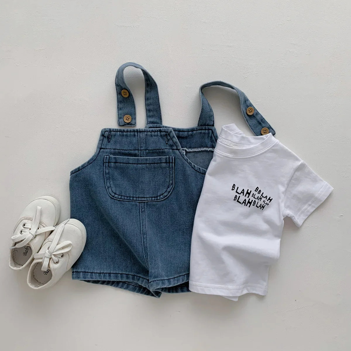 Mini Fashion™ - Completo da bambino - Set di abbigliamento in denim