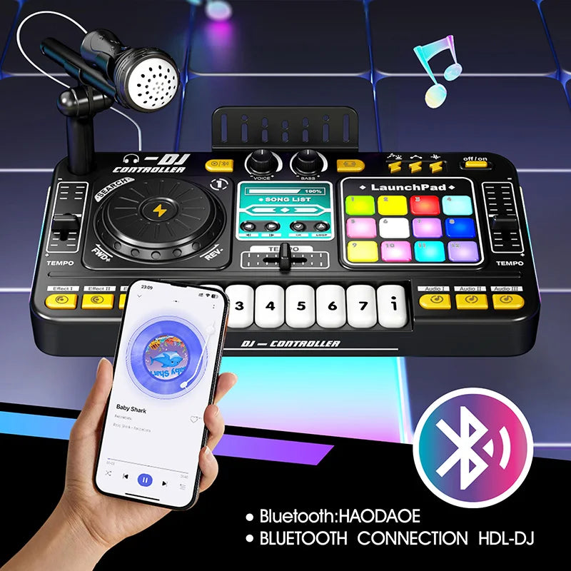 MiniDJ – Musicale e interattivo – Giocattolo DJ Mixer