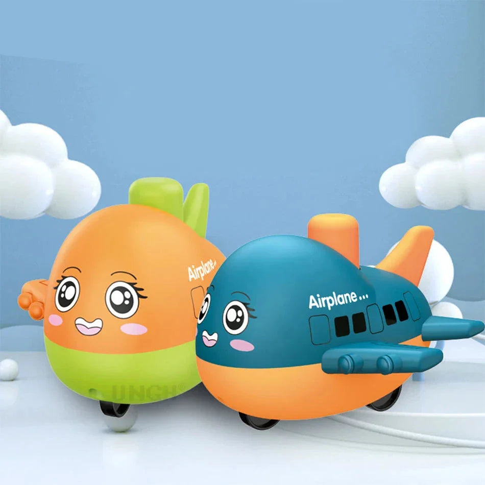 Cartoon Plane Toy™ - Press & Play - Aereo giocattolo