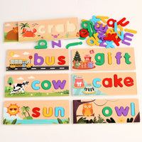 Thumbnail for AlphaPuzzle – Imparare le parole inglesi – Puzzle di ortografia in legno