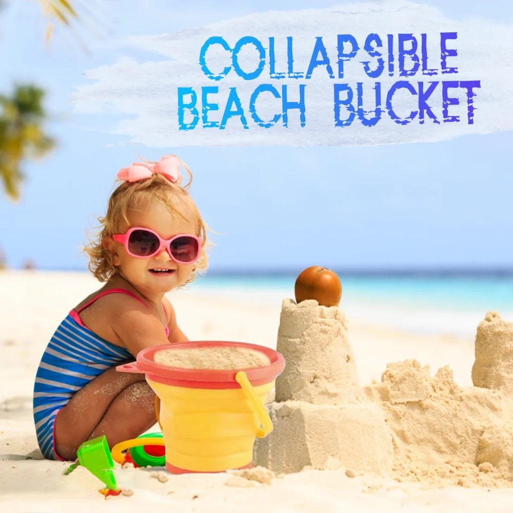 Foldable Bucket™ - Pratico divertimento per le vacanze - Secchiello pieghevole