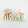Mini Fashion™ - Zomerbloem Chic - Zomer Jurkje Peony-print