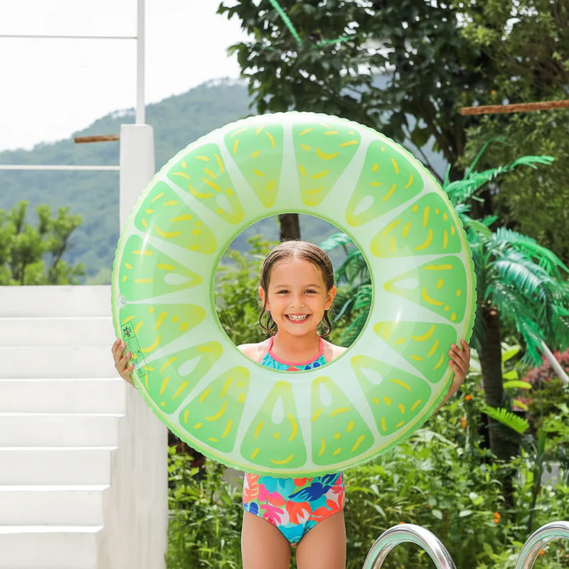 SunSplash – Tropicale e confortevole – Ciambella da bagno con frutta tropicale