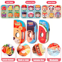 Thumbnail for Mask Book™ – Il bambino impara le prime impressioni - Libro delle maschere di stoffa