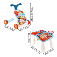 Thumbnail for Baby Walker – Sicuro e interattivo - Allenatore di passeggiate e centro giochi per bambini 3 in 1
