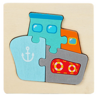Thumbnail for 3D Wooden Puzzle™ - Avventura con forme e colori - Puzzle in legno