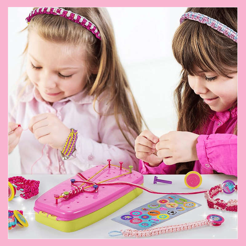 Craft Kids – Creatività e apprendimento – Set di braccialetti da lavorare a maglia per bambini
