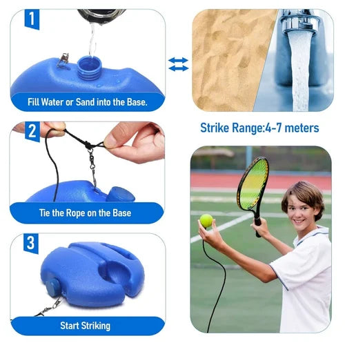 SoloServe – Indipendente e divertente - Sistema di allenamento per il tennis all'aperto