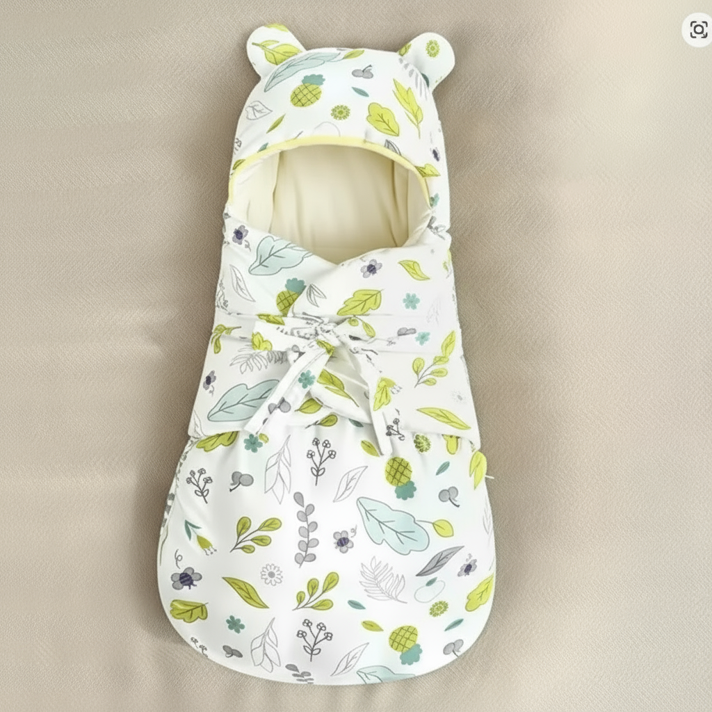 SnuggleBear – Comfort e praticità – Copertina in cotone per fasciare il bambino