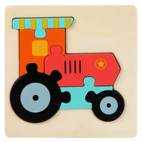 Thumbnail for 3D Wooden Puzzle™ - Avventura con forme e colori - Puzzle in legno