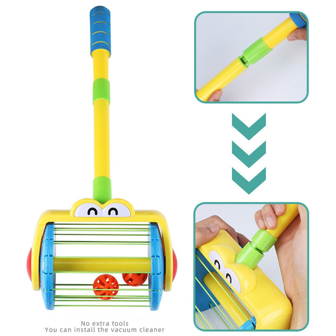 Push Cleaner Toy™ - Rendi le pulizie un divertimento! - Aspirapolvere giocattolo