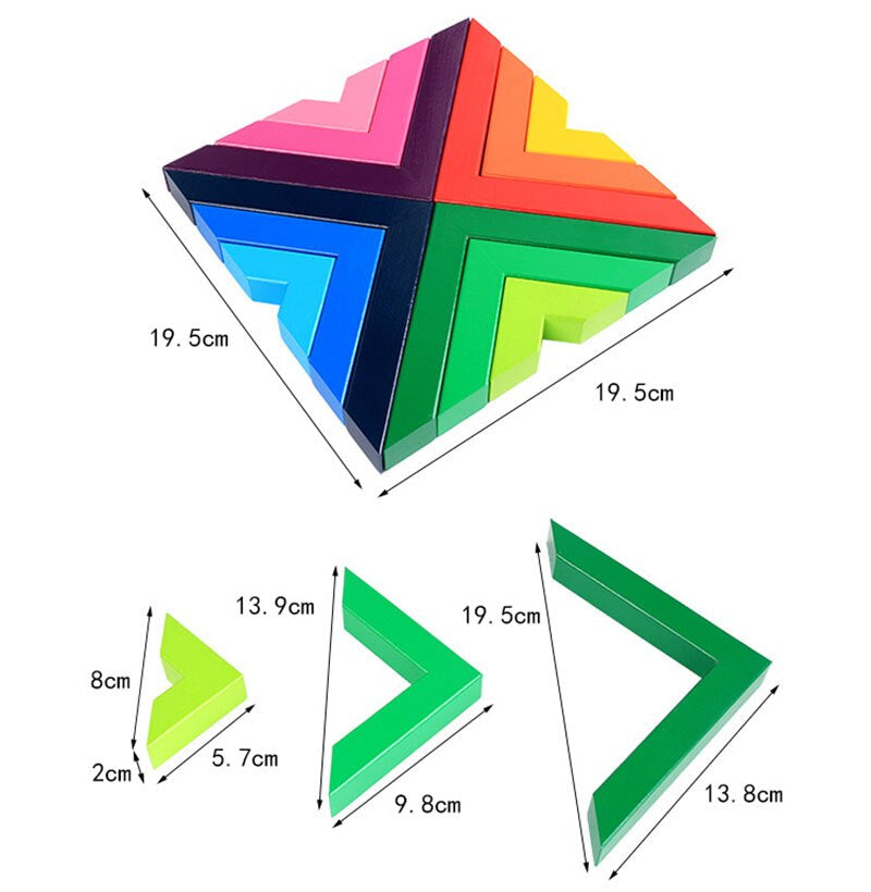 Woods™ - Divertimento arcobaleno - Gioco di impilamento