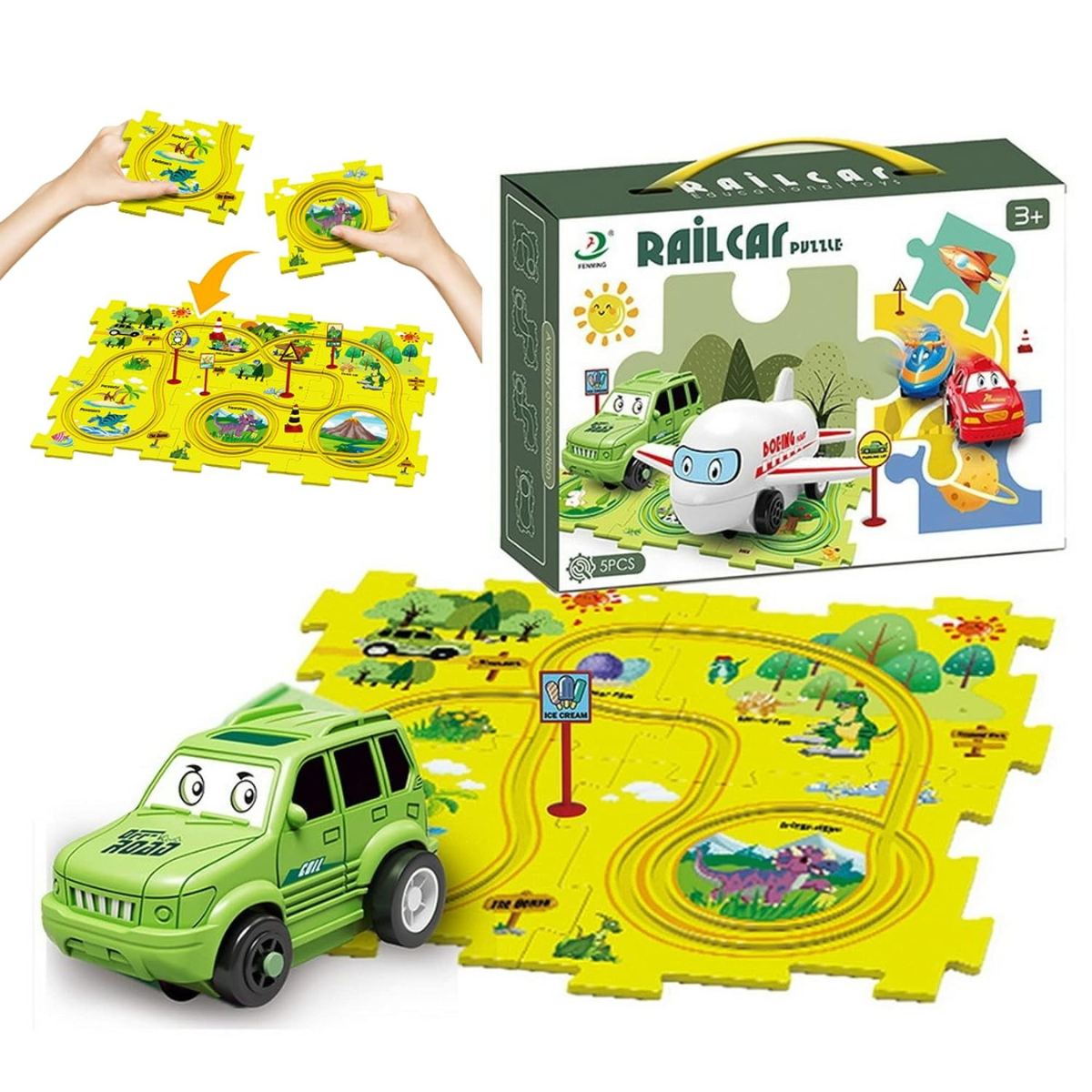 Hot Wheels - Pista da Corsa 8 con 5 acchinine Hot Wheels - Pista da Corsa 8 con 5 acchinine
