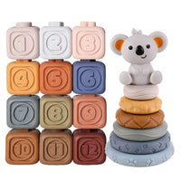 Thumbnail for Koala Cubes™ - Torre impilabile - Giocattoli da masticare per bambini