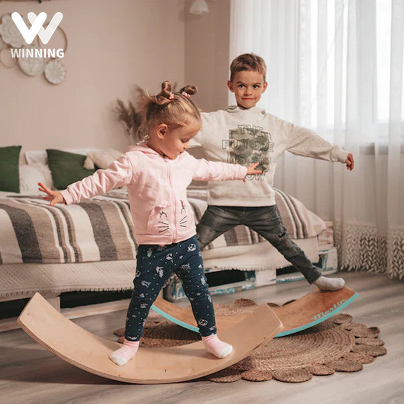 Wobble Board™ - Giocattolo multiuso - Tavola da equilibrio in legno