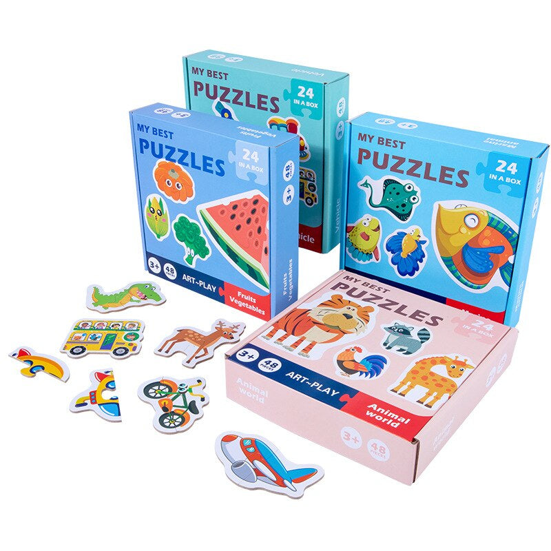 Puzzle Cards™ - Gioco di puzzle educativo - Carte rompicapo