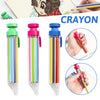 Push Crayon Pen™ - Divertenti e colorati pastelli per bambini - Pastelli