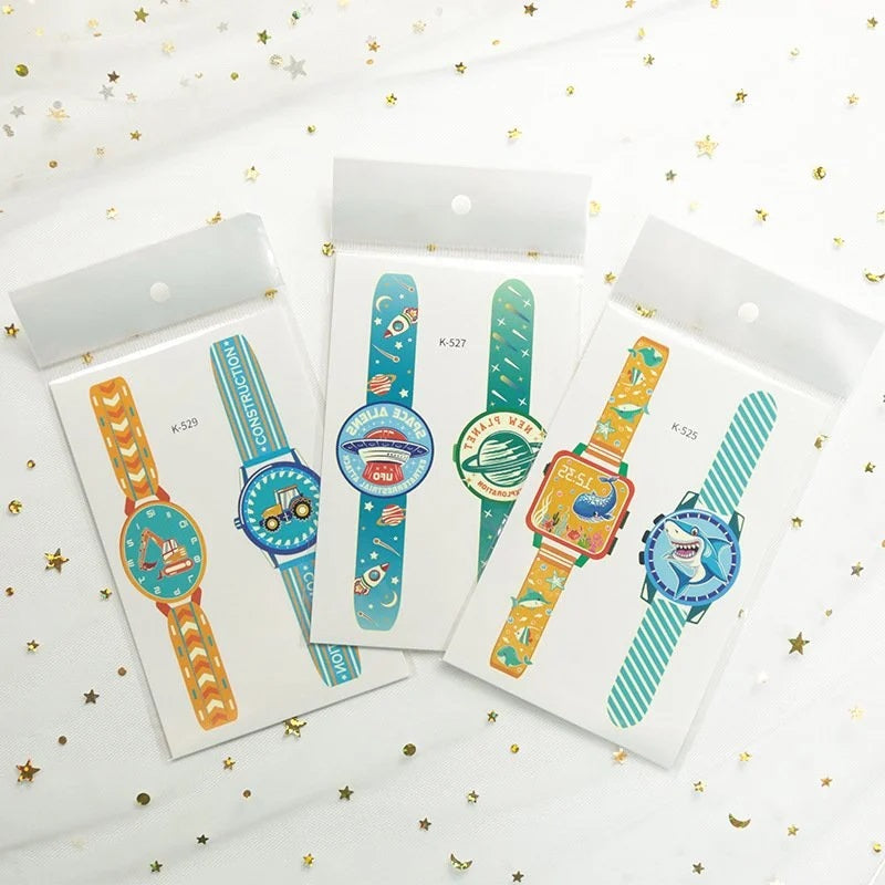 Watch Tattoo Stickers™ - Magia al polso! - Tatuaggi temporanei fosforescenti