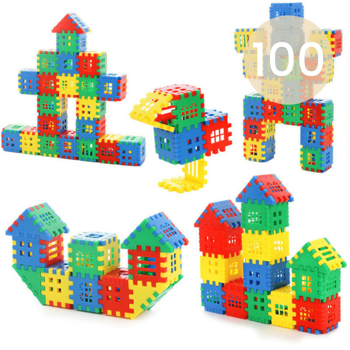 House Building Blocks™ - Sviluppa la tua creatività - Set di costruzioni di case