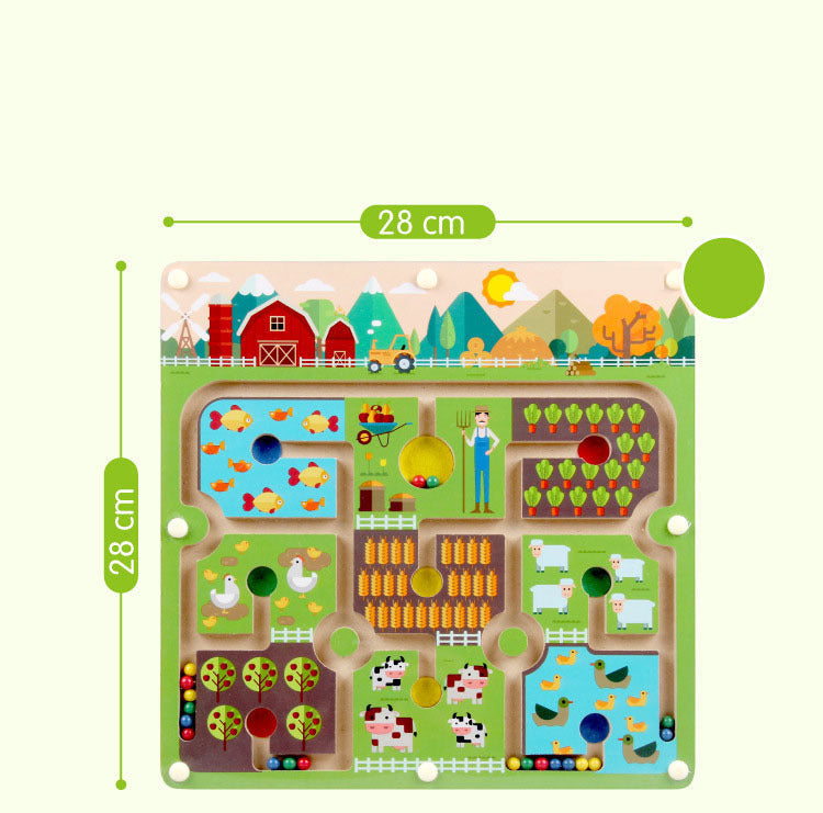 Woods™ - Labirinto magnetico - Rompicapo per bambini
