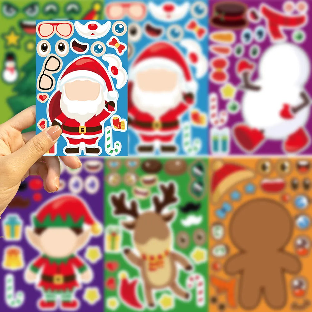 Christmas Stickerset™ - Il Natale in adesivi - Foglio di adesivi natalizi