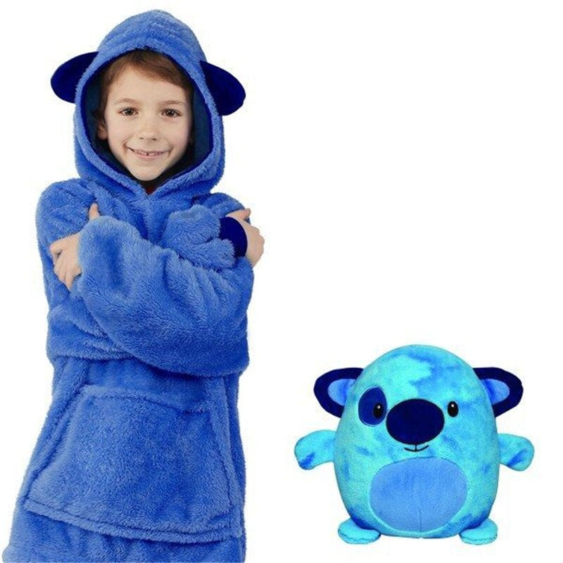 CuddleHoodie™ - Felpa con cappuccio e giocattolo in uno - Calda felpa per bambini