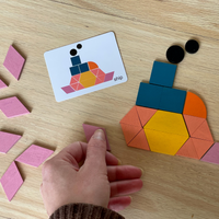 Thumbnail for Woods™ - Sviluppo della creatività - Puzzle di forme geometriche