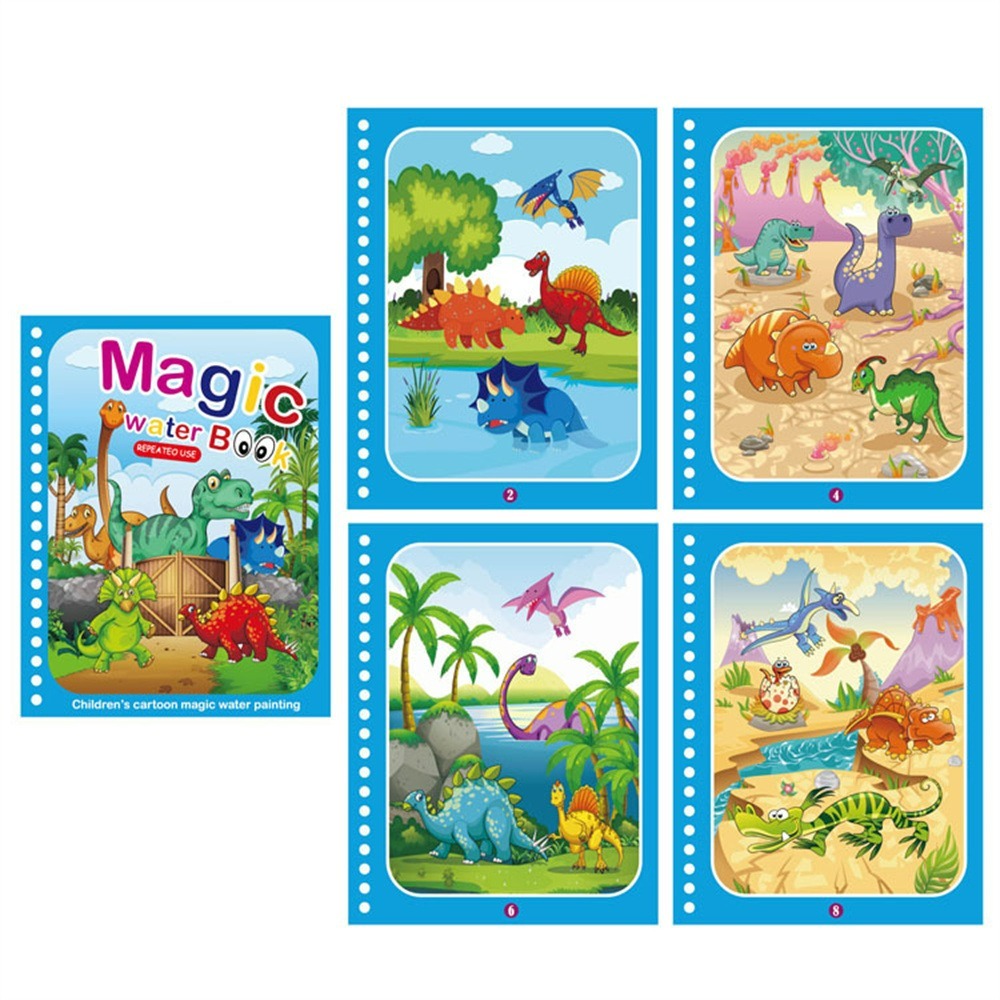 3 Pezzi Libro Magico ad con Acqua da Colorare, Magic Water Drawing Book, Libro di Pittura ad Acqua per Bambini, Libro da Colorare, Water Book da Disegno,verde 3 Pezzi Libro Magico ad con Acqua da Colorare, Magic Water Drawing Book, Libro di Pittura ad Acqua per Bambini, Libro da Colorare, Water Book da Disegno,verde