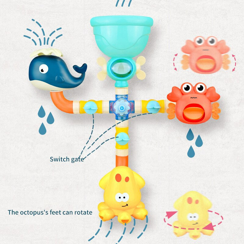 Bath Buddies™ - Il bagnetto in colorata compagnia - Giocattoli da bagno