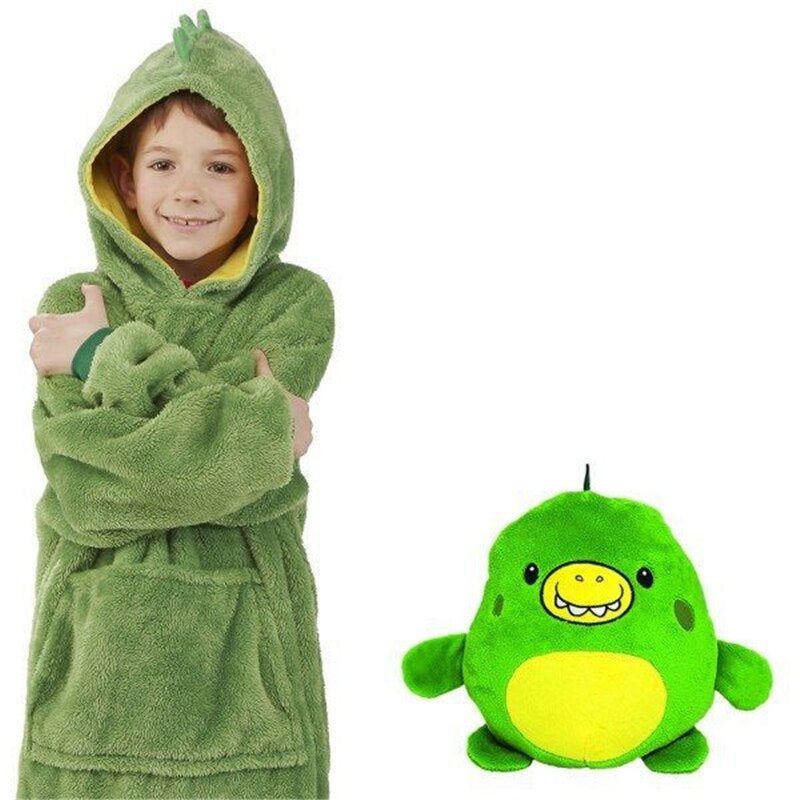 CuddleHoodie™ - Felpa con cappuccio e giocattolo in uno - Calda felpa per bambini