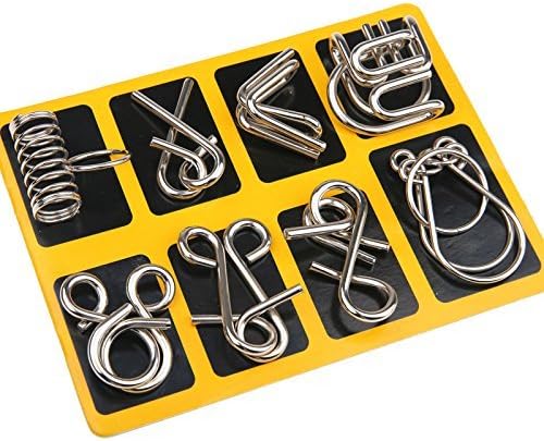 Metal Puzzle Ring Set™ - Puzzle di anelli in metallo