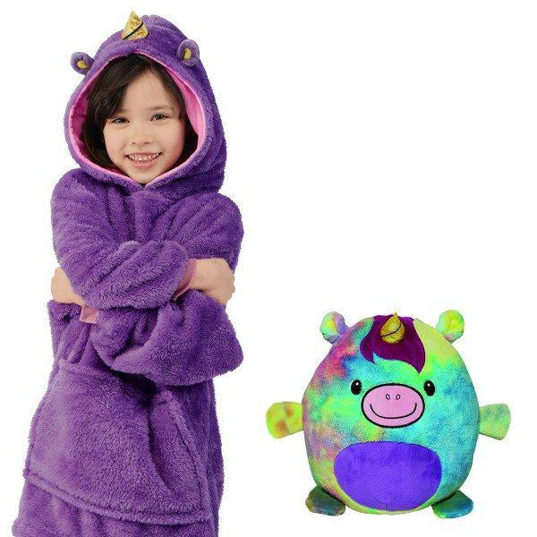 CuddleHoodie™ - Felpa con cappuccio e giocattolo in uno - Calda felpa per bambini