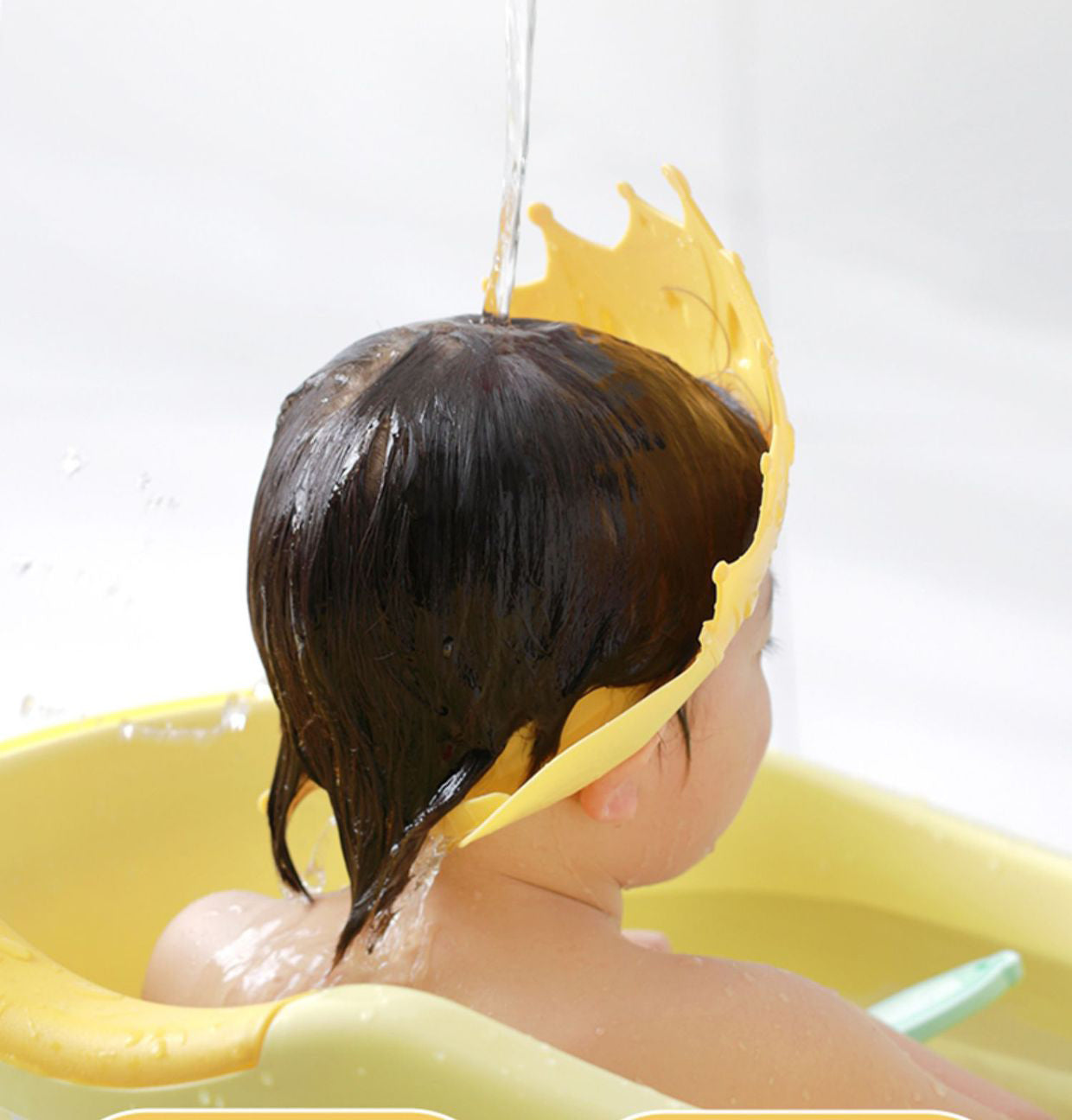 Shampoo Crown Cap™ - Mai più lacrime durante il bagno - Cuffia da bagno
