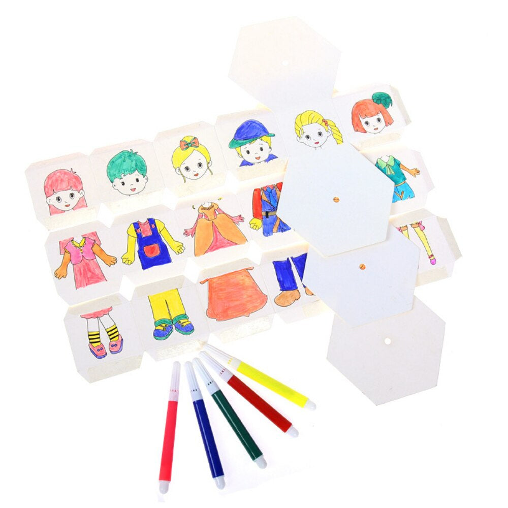 Craft Puzzle™ - Gira, colora e crea - Kit per creazioni fai da te
