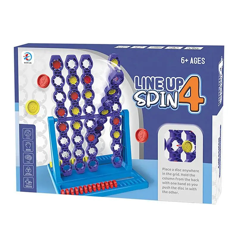 Line up 4 Spin™ - Gioco mentale di rotazione - Gioco di rotazione