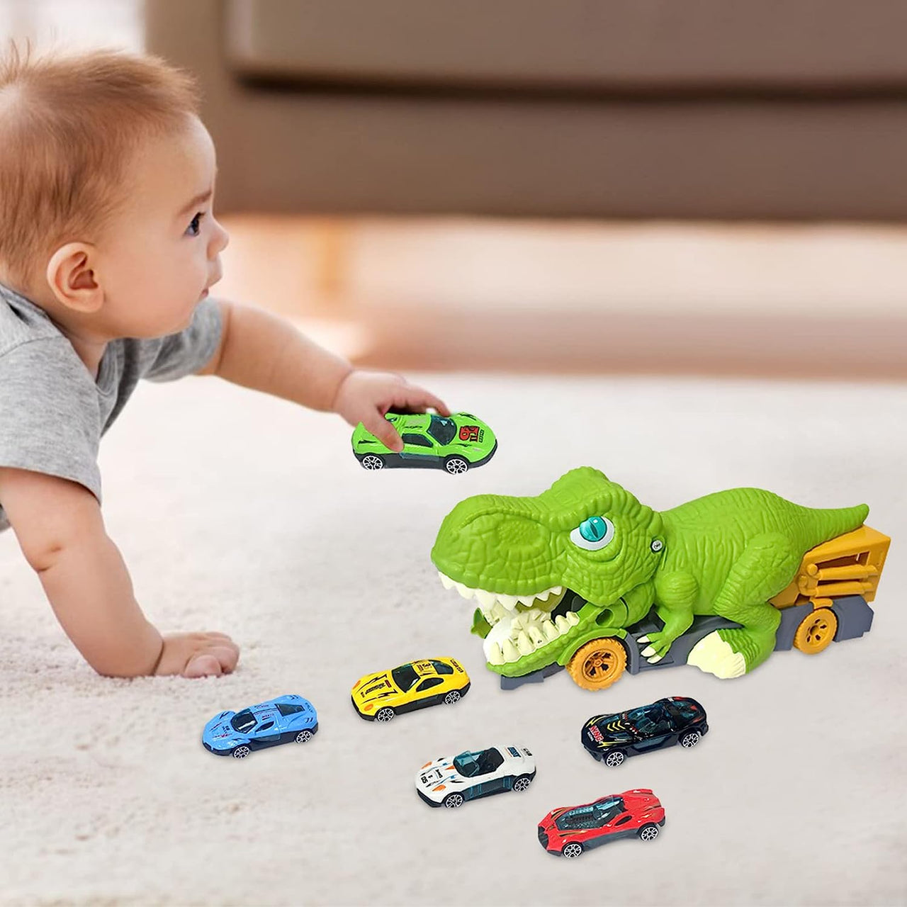 Dino Car Truck™ - Un viaggio nella preistoria - Camion giocattolo dei dinosauri