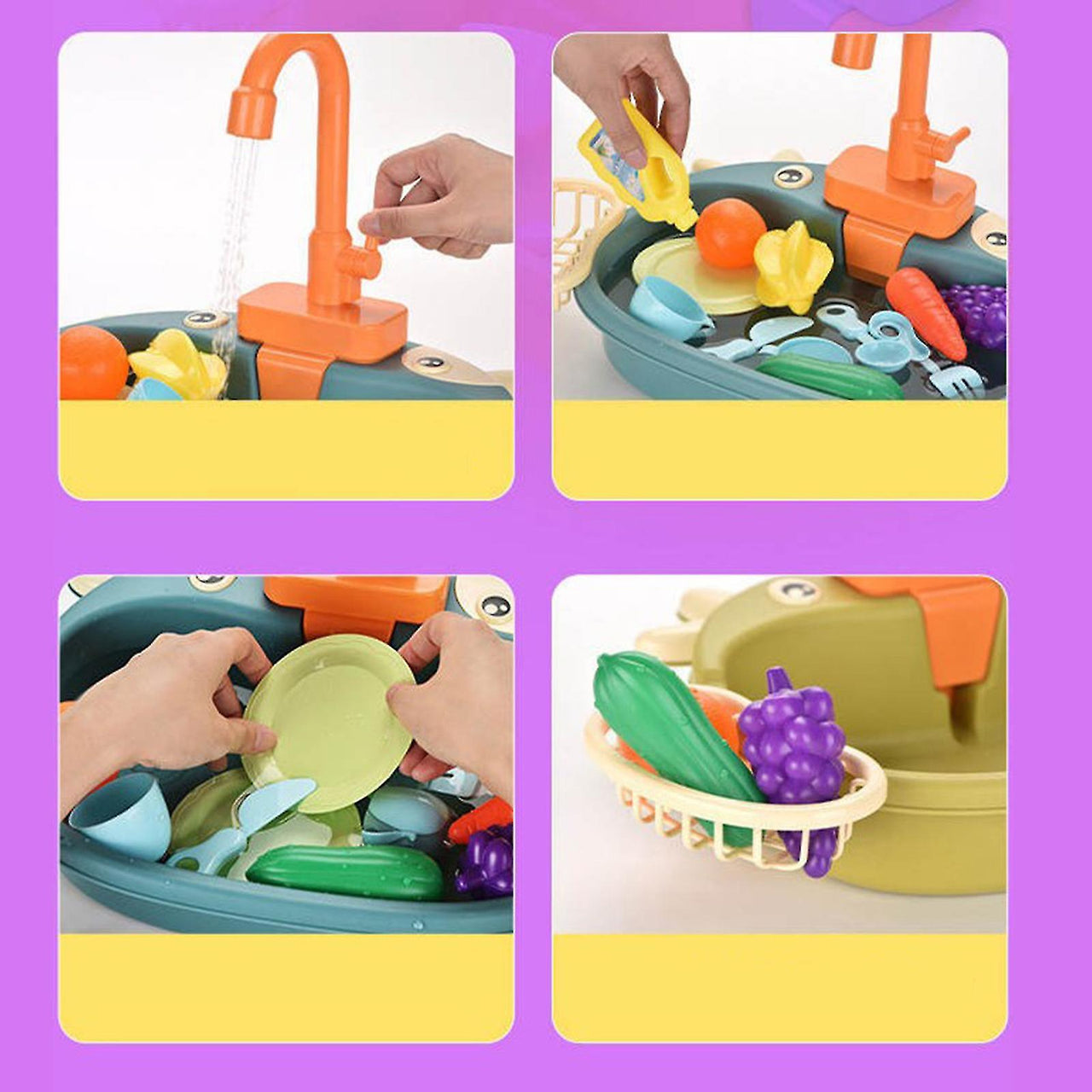 Dish Sink Set™ - Lava, risciacqua e gioca - Lavabo per bambini