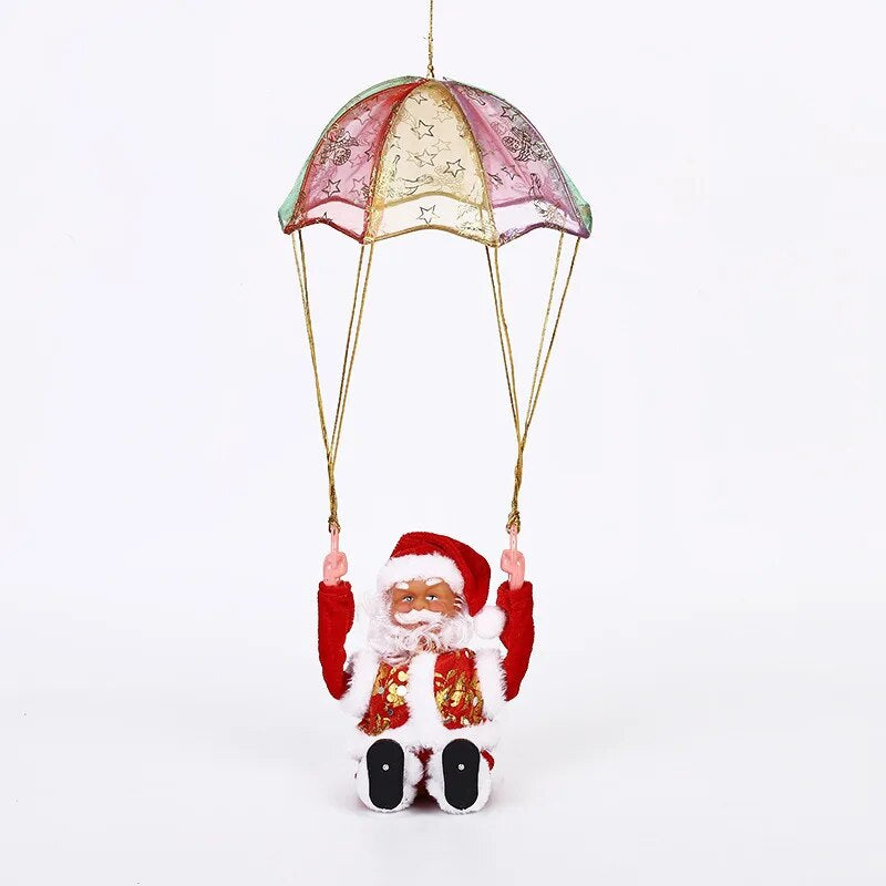 Parachute Santa™ - Fai volare Babbo Natale! - Babbo Natale con paracadute decorativo