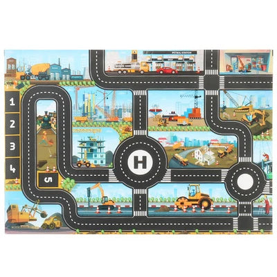 Magic City Playmat™ - Avventura in auto - Tappetino da gioco tema automobili