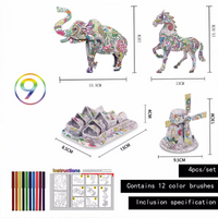 Thumbnail for 3D Color Puzzle™ - Costruisci e colora - Puzzle 3D a colori