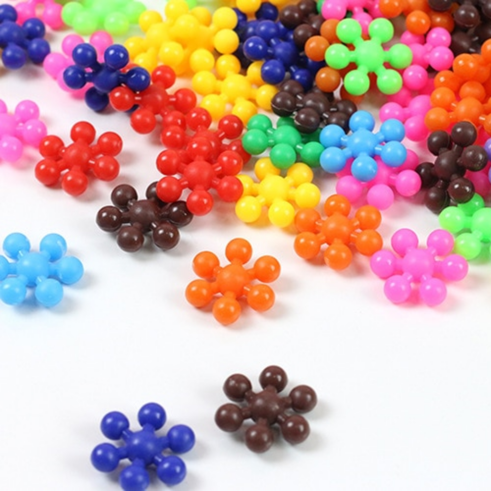 3D Building Blocks™ - Sviluppa la creatività - Blocchi da costruzione a fiocco di neve