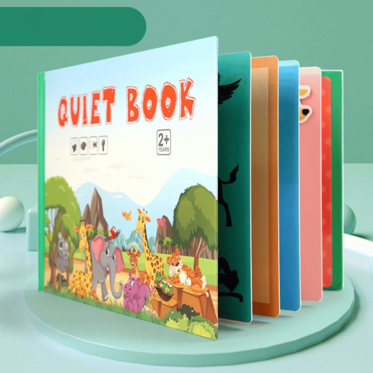 Quiet Book™ - Sviluppo della motricità fine - Libro di apprendimento