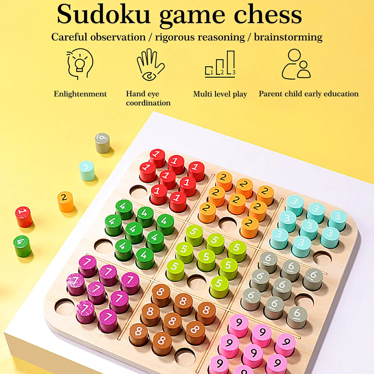 Woods™ - Attività divertenti da fare a lungo - Sudoku da tavolo 3D