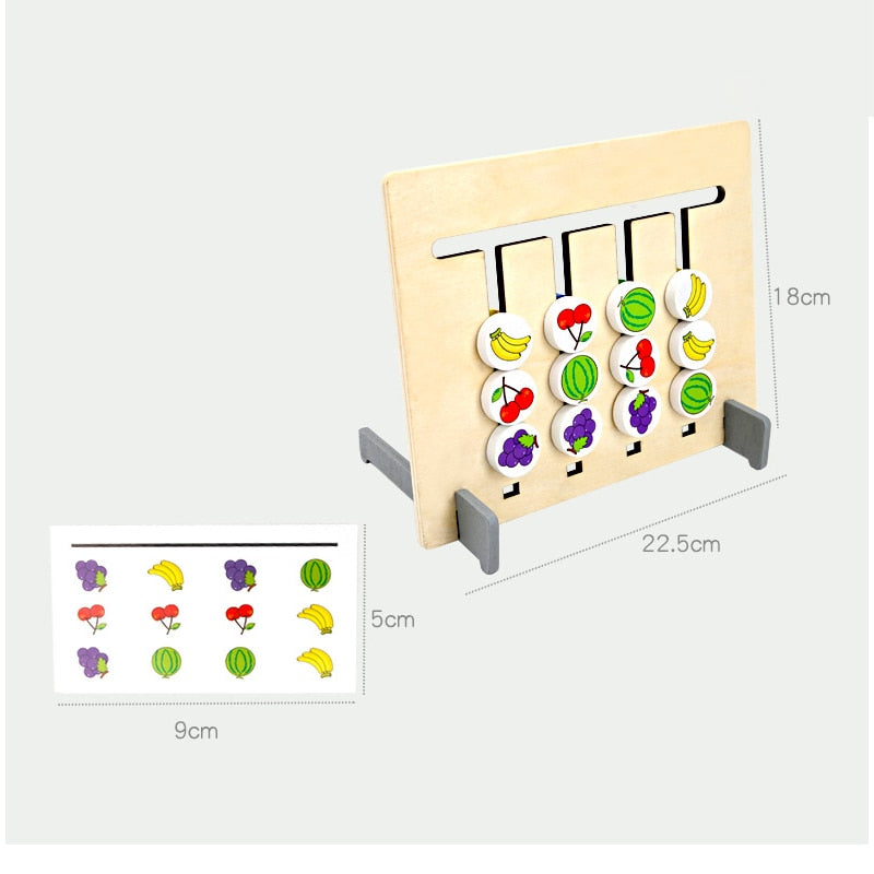 Woods™ - Ragionamento logico - Puzzle di ordinamento Montessori