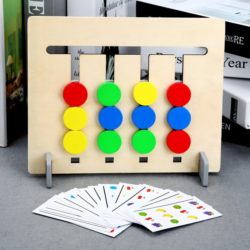 Woods™ - Ragionamento logico - Puzzle di ordinamento Montessori