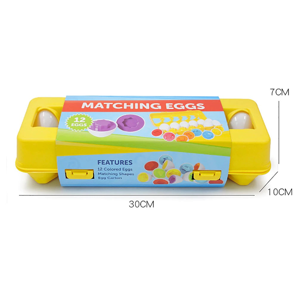 Egg Puzzle™ - Rompicapo per bambini - Cartone di uova giocattolo