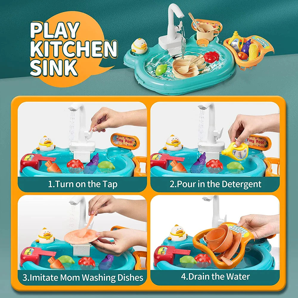 Kitchen Toy™ - Giochi d'acqua per tutti - Lavello da cucina giocattolo