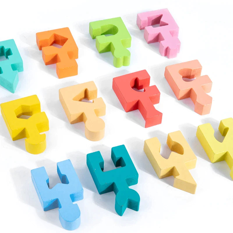 Woods™ - Puzzle di forme Montessori - Puzzle Montessori